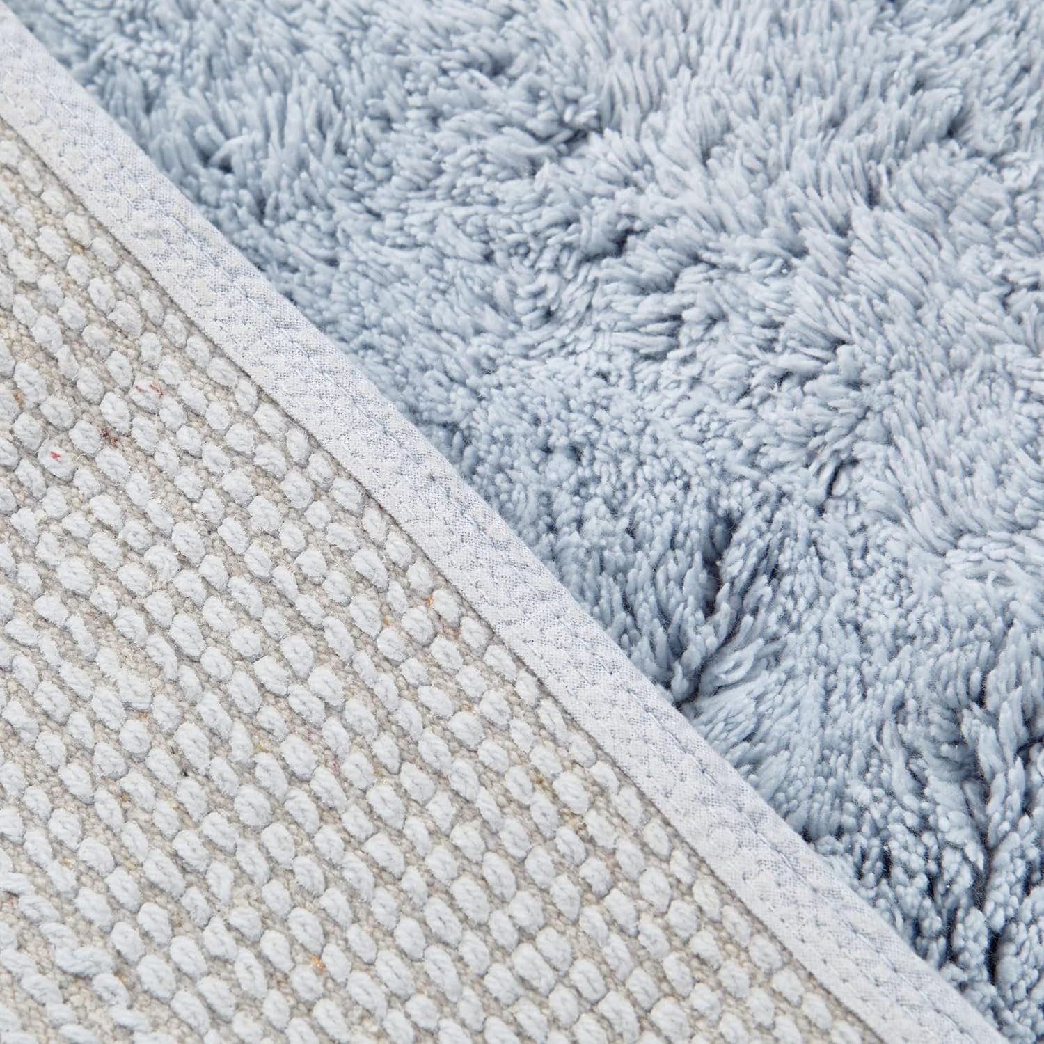 image:imageNautica Runner Rug Soft amp Absorbent Tufted Cotton Bath Rug with SkidResistant Backing OekoTex Certified Peniston White 24 x 40Peniston Blue