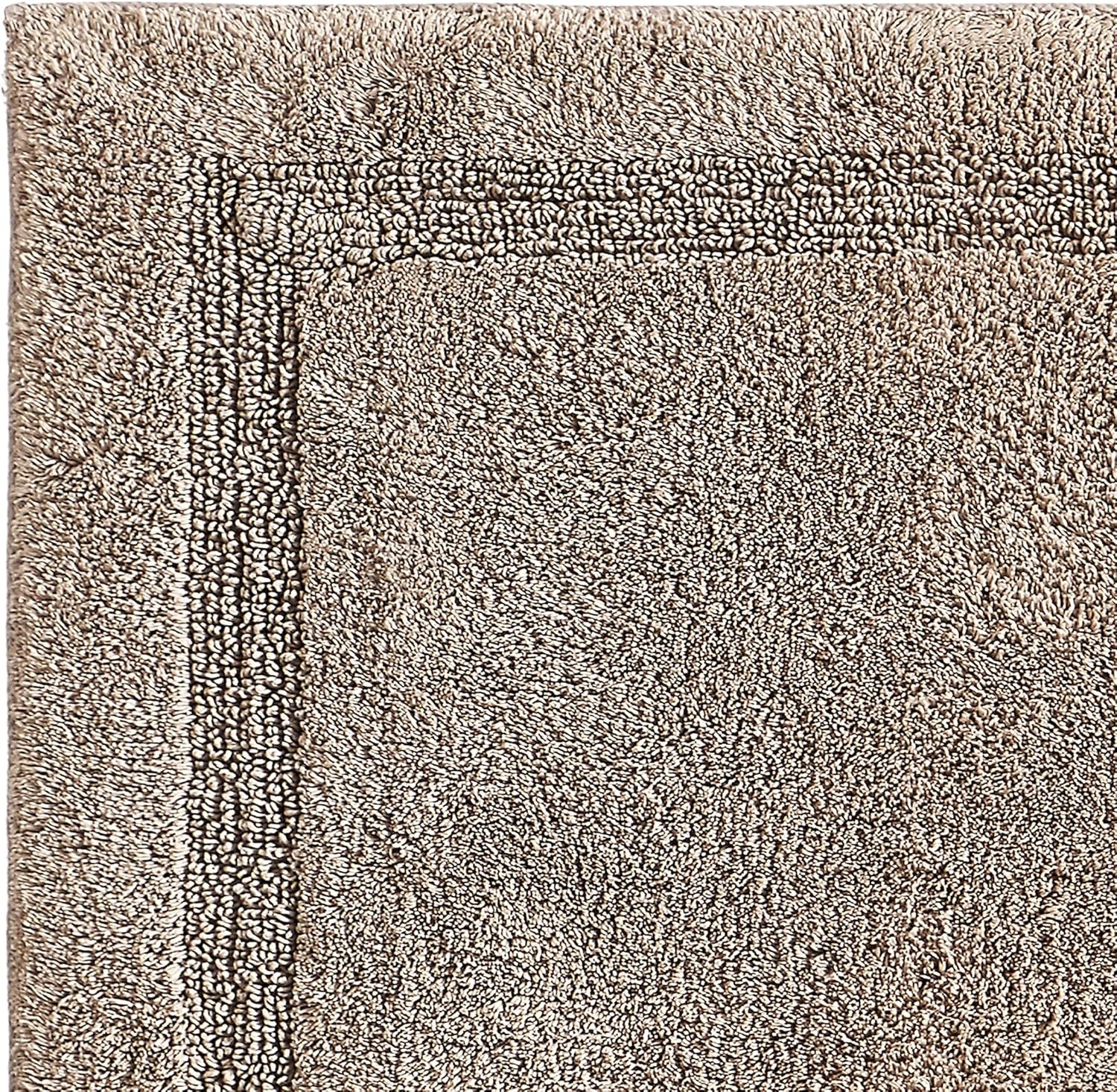 image:imageNautica Runner Rug Soft amp Absorbent Tufted Cotton Bath Rug with SkidResistant Backing OekoTex Certified Peniston White 24 x 40Peniston Brown