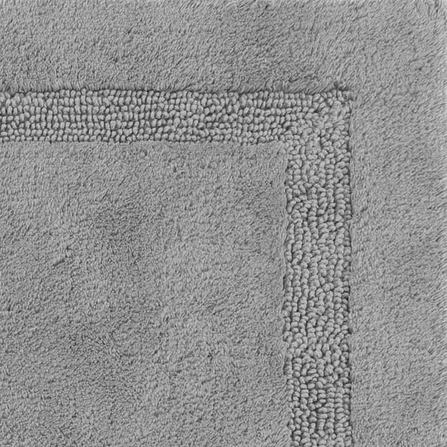 image:imageNautica Runner Rug Soft amp Absorbent Tufted Cotton Bath Rug with SkidResistant Backing OekoTex Certified Peniston White 24 x 40Peniston Dark Grey