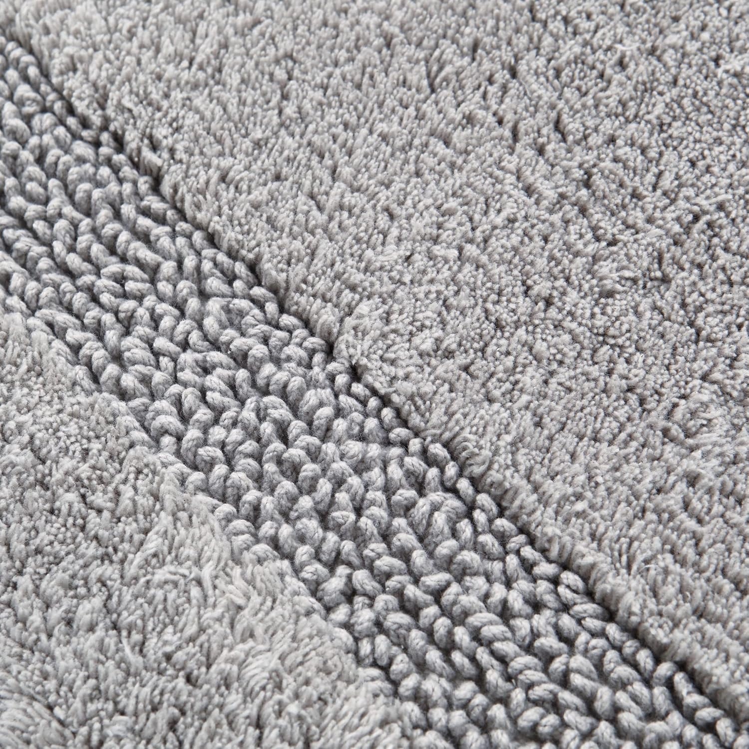 image:imageNautica Runner Rug Soft amp Absorbent Tufted Cotton Bath Rug with SkidResistant Backing OekoTex Certified Peniston White 24 x 40Peniston Pastel Grey