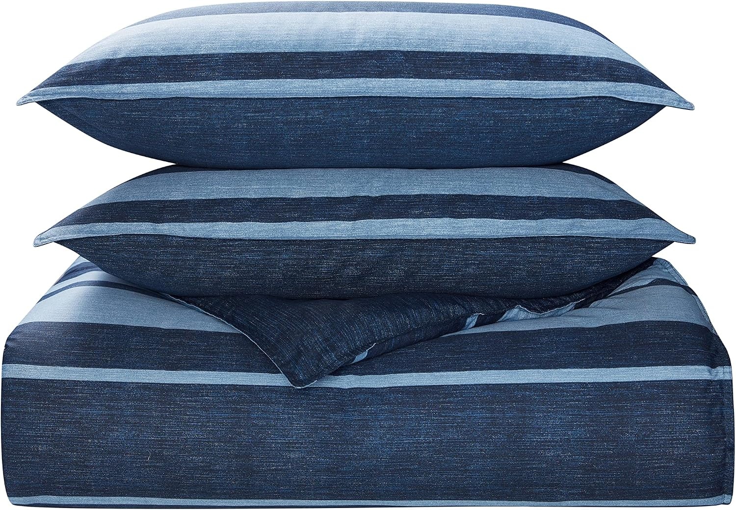 image:imageNautica Standard Quilted Sham Yarn Dyed Cotton Bedding with Reversible Plaid Design Lightweight Pillowcase College Dorm Room Essentials Adelson BlueNavyBlue