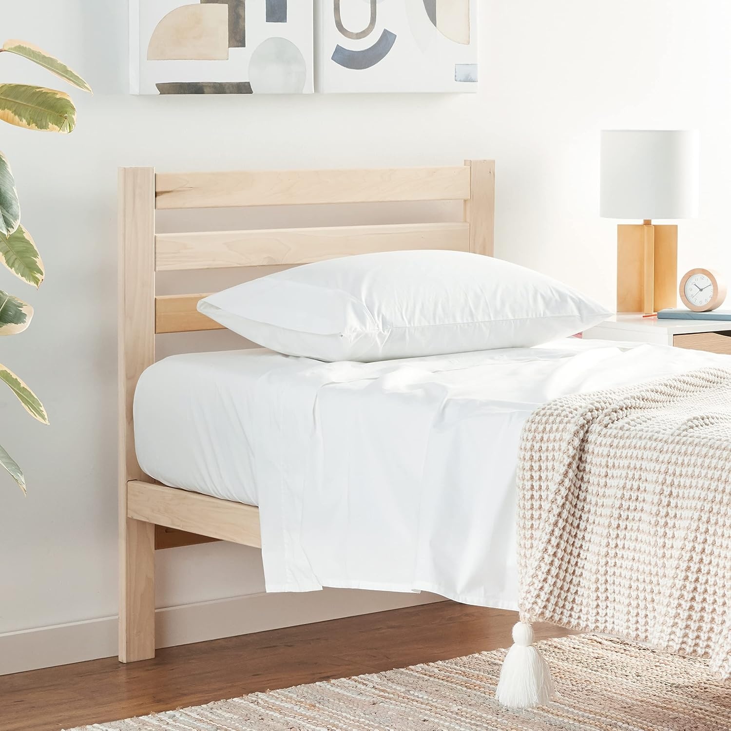 image:imageNautica Twin Bed Sheets Lightweight Cotton Percale Bedding Set with Matching Pillowcase Crisp amp Cool Dorm Essentials OekoTex Certified Bayview Solid GreenWhite