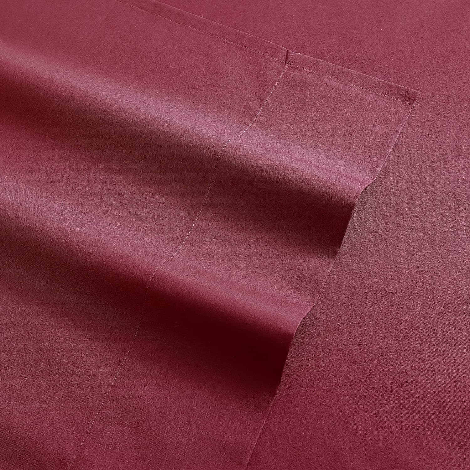 image:imageNautica Twin Bed Sheets Lightweight Cotton Percale Bedding Set with Matching Pillowcase Crisp amp Cool Dorm Essentials OekoTex Certified Bayview Solid GreenSolid Dark Red