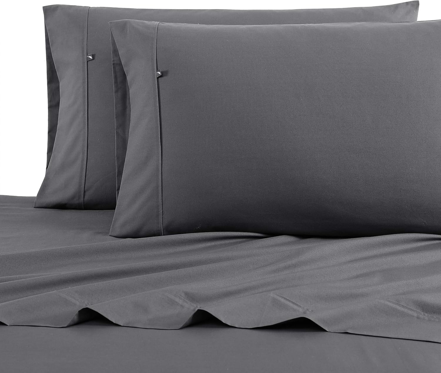 image:imageNautica Twin Bed Sheets Lightweight Cotton Percale Bedding Set with Matching Pillowcase Crisp amp Cool Dorm Essentials OekoTex Certified Bayview Solid GreenWhale Grey
