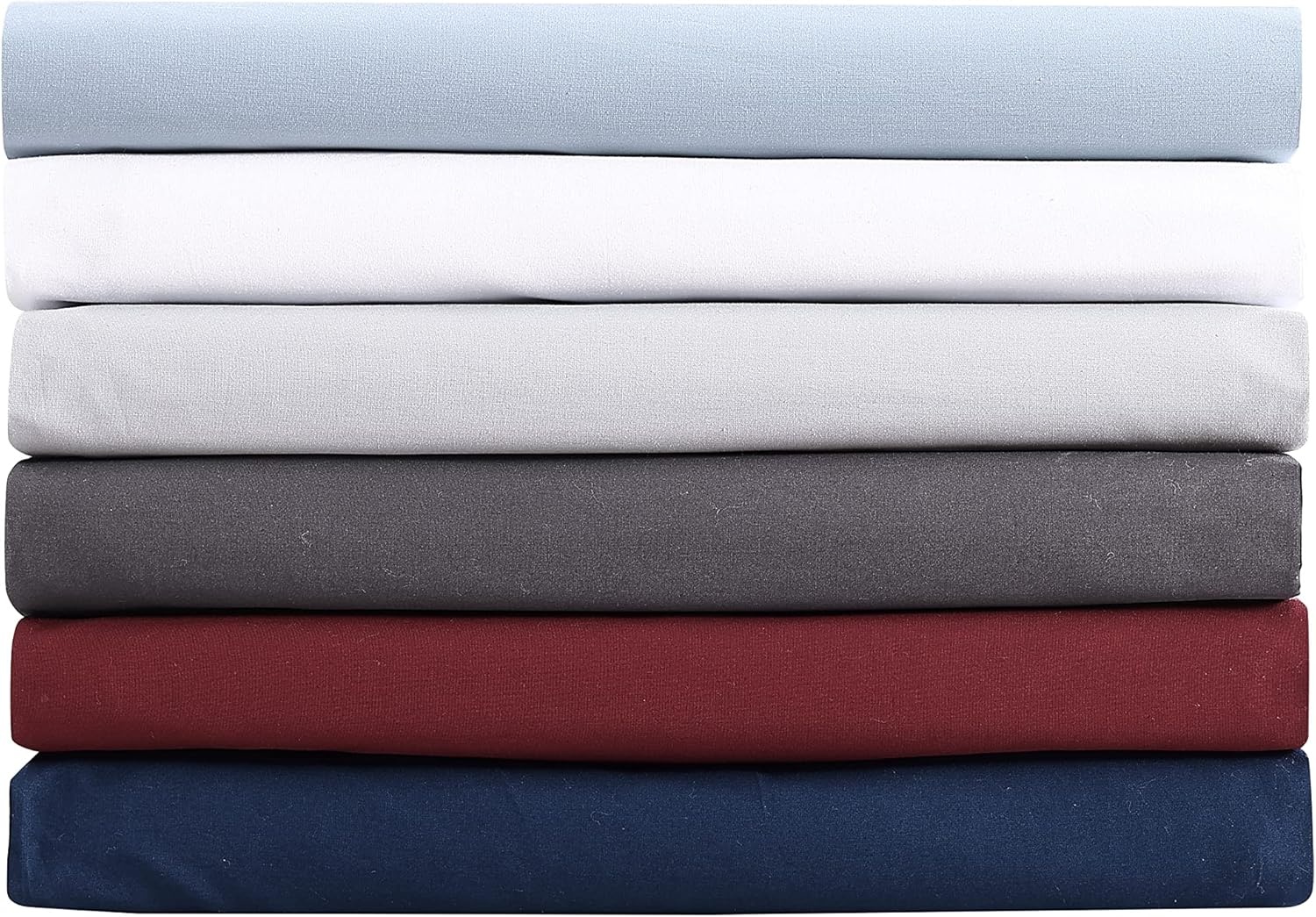 image:imageNautica Twin Bed Sheets Lightweight Cotton Percale Bedding Set with Matching Pillowcase Crisp amp Cool Dorm Essentials OekoTex Certified Bayview Solid GreenSolid Dark Red