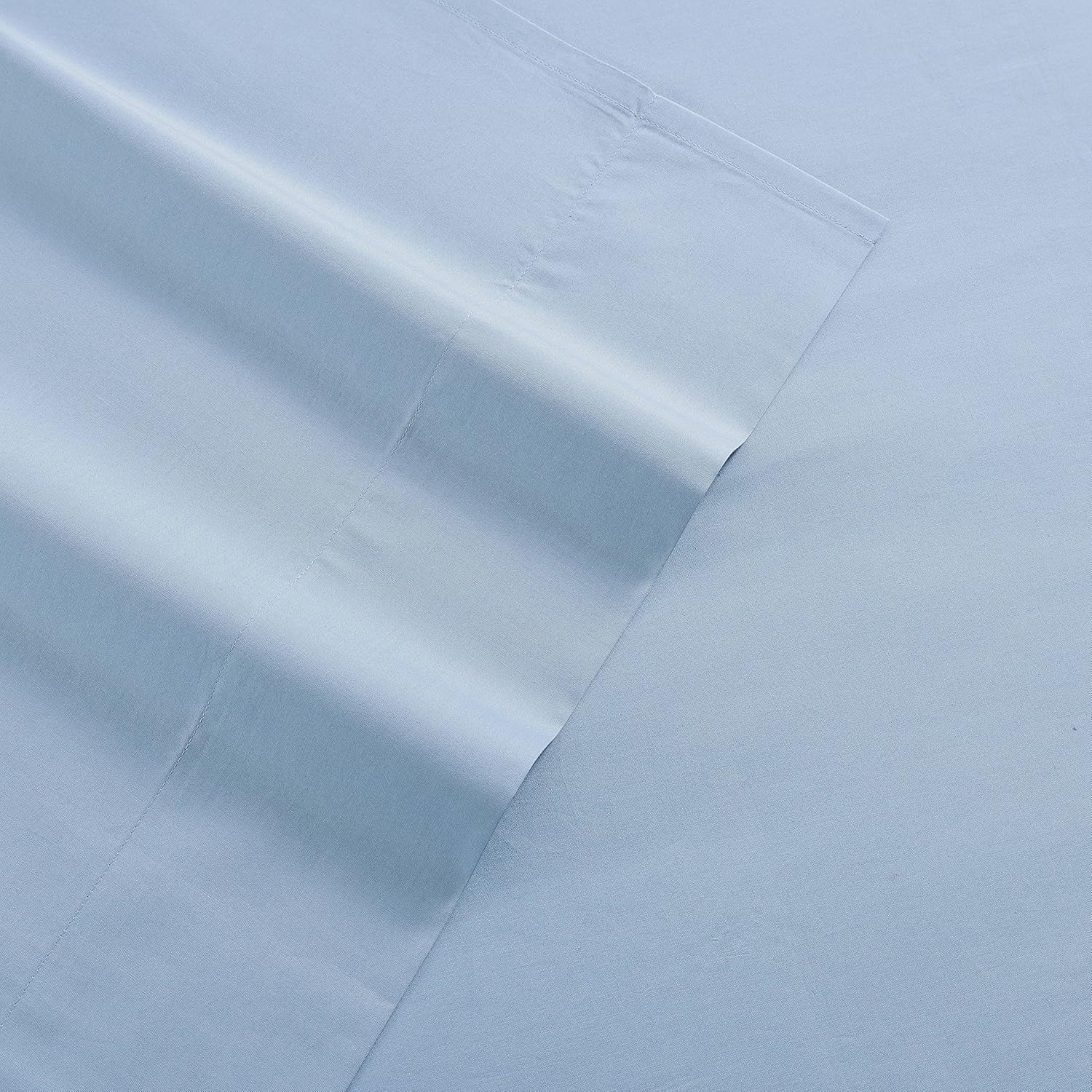 image:imageNautica Twin Bed Sheets Lightweight Cotton Percale Bedding Set with Matching Pillowcase Crisp amp Cool Dorm Essentials OekoTex Certified Bayview Solid GreenLake Blue