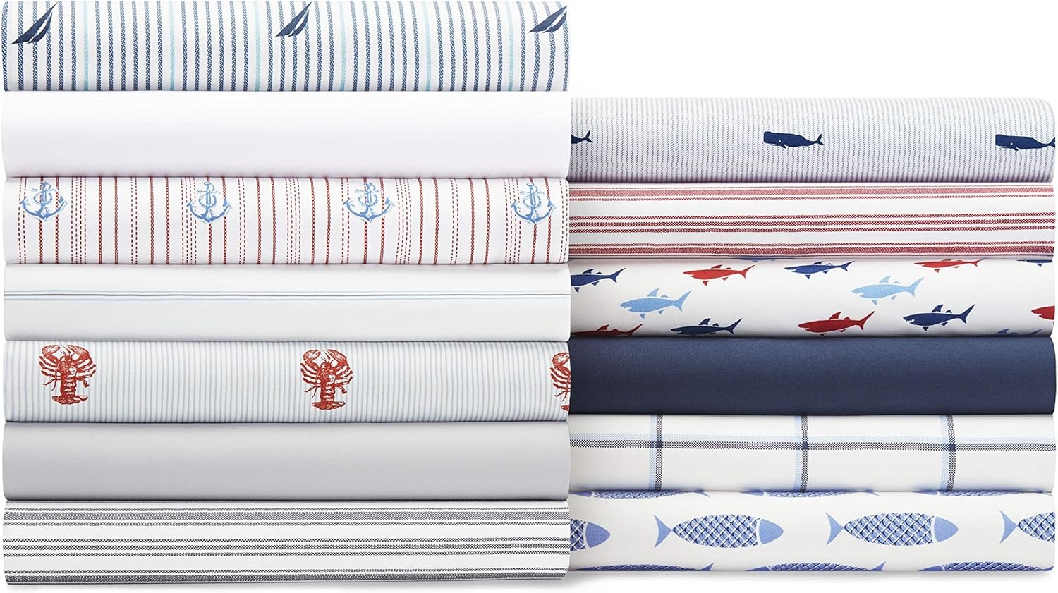 image:imageNautica Twin Bed Sheets Lightweight Cotton Percale Bedding Set with Matching Pillowcase Crisp amp Cool Dorm Essentials OekoTex Certified Bayview Solid GreenSailing Salt