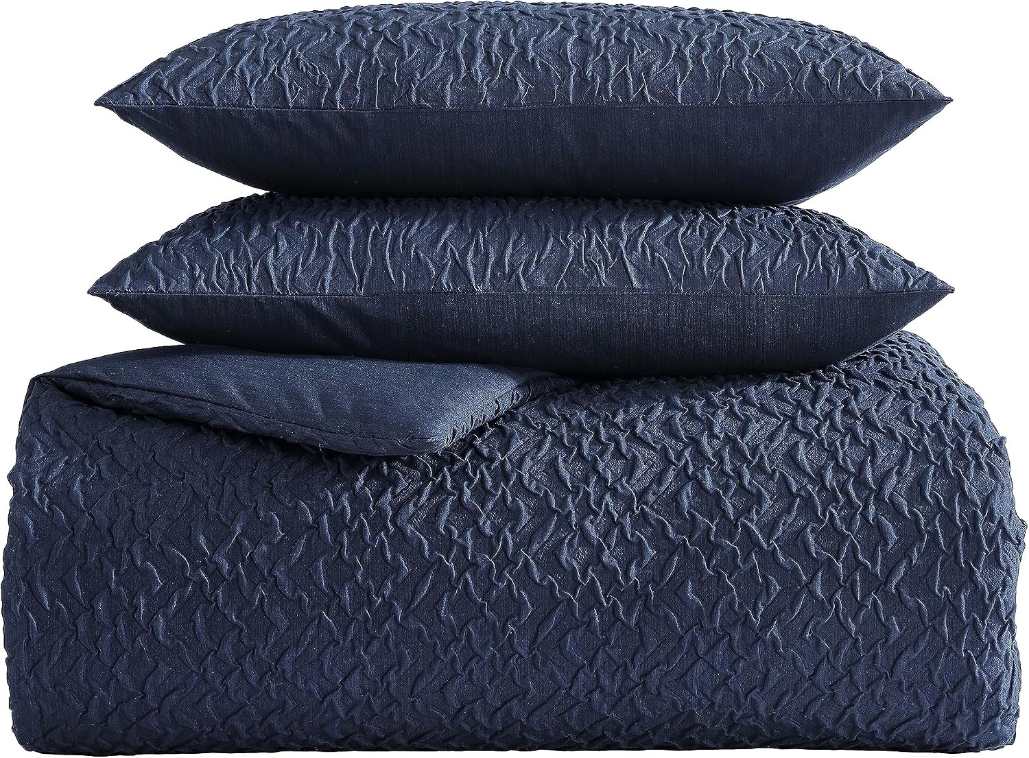 image:imageNautica Twin Comforter Set Embossed Microfiber Bedding with Matching Sham Brushed for Extra Softness Dorm Essentials OekoTex Certified Point Harbor GreenPoint Harbor Navy