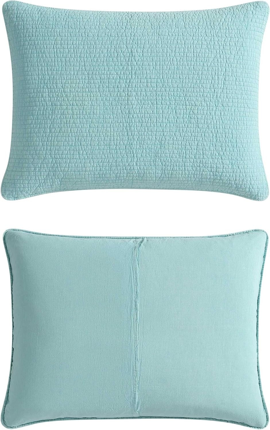 image:imageNautica Twin Quilt Set Soft amp Reversible Cotton Bedding with a Smooth Finish 2 Piece Coastal Bed Set with Matching Pillowcase Seashore Stitch PinkSeahorse Stitch Green