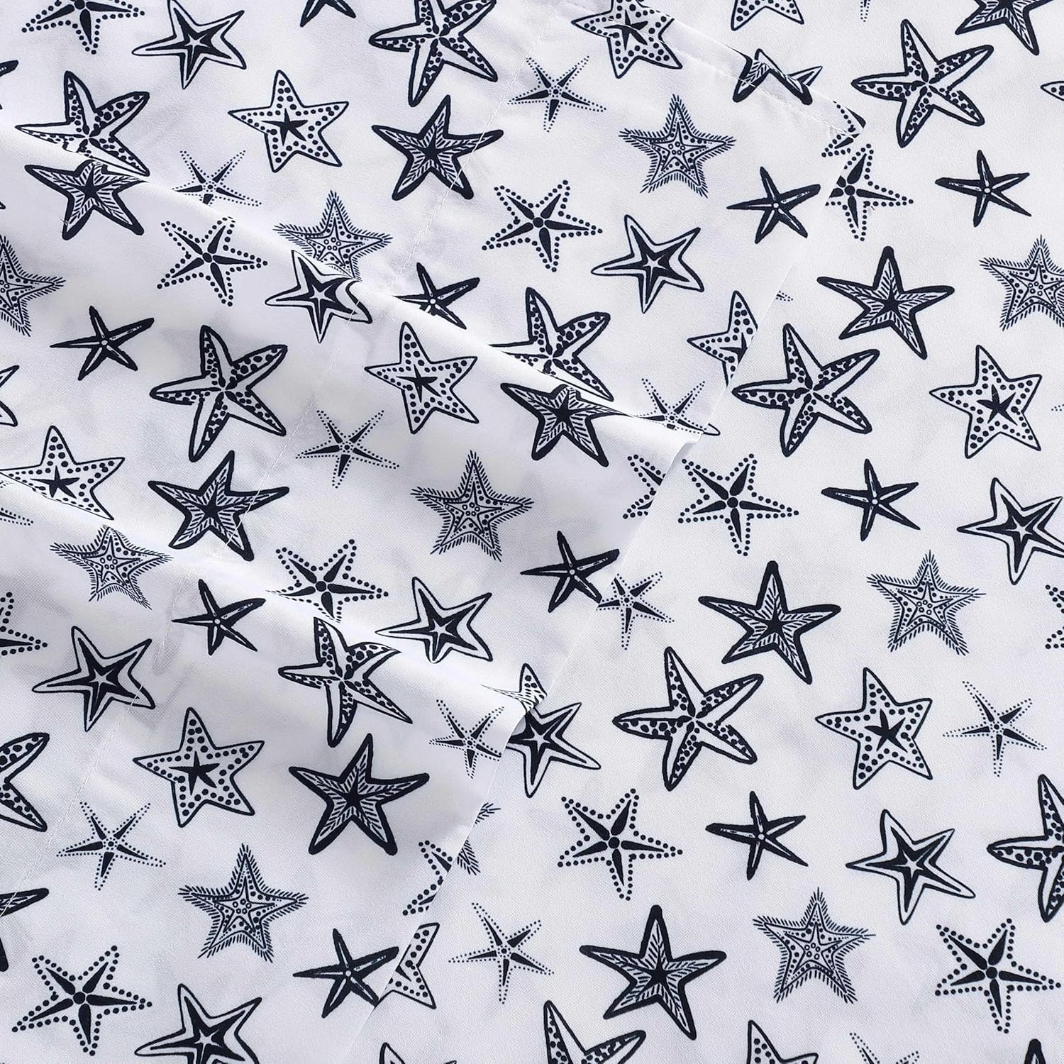 image:imageNautica Twin Size Sheet Set Crisp amp Cool Bedding with a Light and Breathable Feel 3 Piece Bed Sheets with Deep Pocket Fitted Sheet amp Matching Pillowcase Beasley Stripe GreenSaltwater Stars Blue