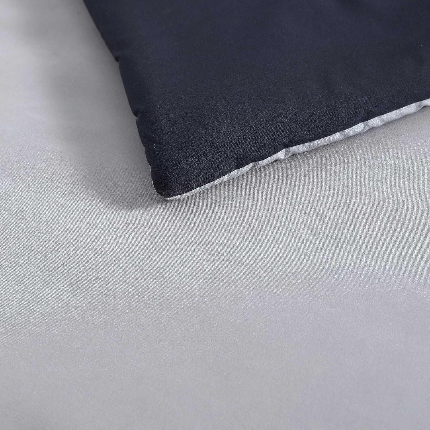 image:imageNautica Twin XL Comforter Set Soft amp Reversible Bedding with Bonus Bed Sheets amp Pillowcases 5Piece Bed Set Hayes SolidHarmead GreyHayes SolidHarmead Grey