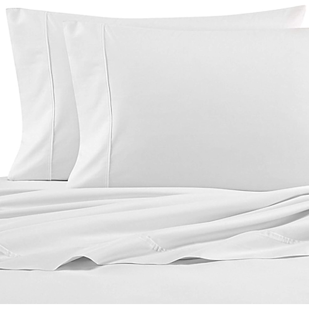 image:imageNautica Twin Bed Sheets Lightweight Cotton Percale Bedding Set with Matching Pillowcase Crisp amp Cool Dorm Essentials OekoTex Certified Bayview Solid GreenWhite