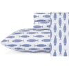 Woodblock Fish Blue