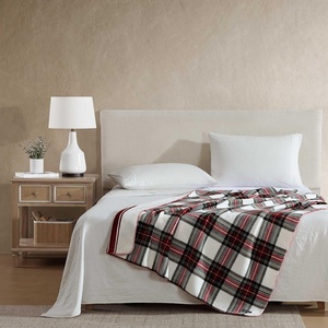 Nautica – Blanket, Ultra-Soft Plush Throw Blanket, Reversible & Oversized Bedding for Couch or Bed (Hillcrest Plaid/Stripe Red, 50″ x 70″)(Hillcrest Plaid/Sailor Stripe Red)