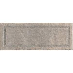 Nautica – Runner Rug, Soft & Absorbent Tufted Cotton Bath Rug with Skid-Resistant Backing, Oeko-Tex Certified (Peniston White, 24″ x 40″)(Peniston Brown)