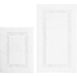 Nautica – Runner Rug, Soft & Absorbent Tufted Cotton Bath Rug with Skid-Resistant Backing, Oeko-Tex Certified (Peniston White, 24″ x 40″)(Peniston White)