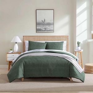 Nautica – Twin Comforter Set, Embossed Microfiber Bedding with Matching Sham, Brushed for Extra Softness, Dorm Essentials, Oeko-Tex Certified (Point Harbor Green)(Point Harbor Green)