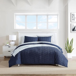 Nautica – Twin Duvet Cover Set, Soft & Cozy Microfiber Bedding with Matching Sham, All Season Home Decor (Point Harbor Navy, Twin)(Point Harbor Navy)