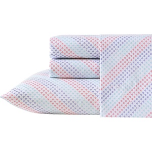Nautica Kids – Twin XL Sheet Set, Ultra-Soft Microfiber Bedding with Fully Elastic Fitted Sheet, Coastal Kids Bed Set with Pillowcase, Easy Care Bedding (Branson Sharks)(Oswald Hearts Pink)