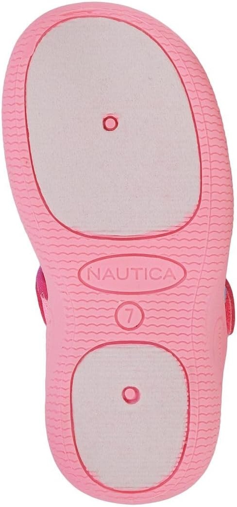 image:imageNautica Kids Water Shoes for Boys Girls Toddler Quick Dry Swim Shoes Aqua Socks Beach Pool Closed Toe Barefoot Summer Watershoes for Toddlers Size 512Pink Rainbow