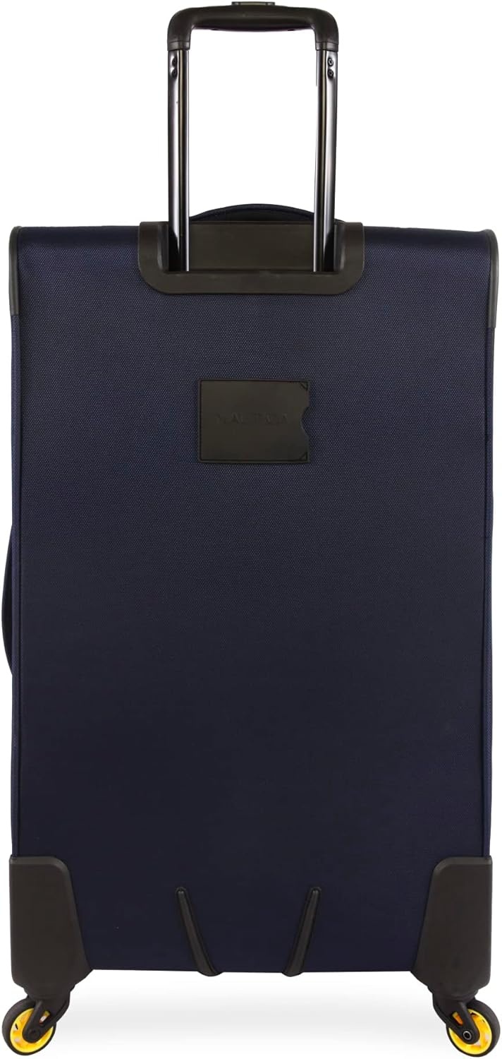 image:imageNautica Helios 2pc Softside Luggage SetNAVY YELLOW