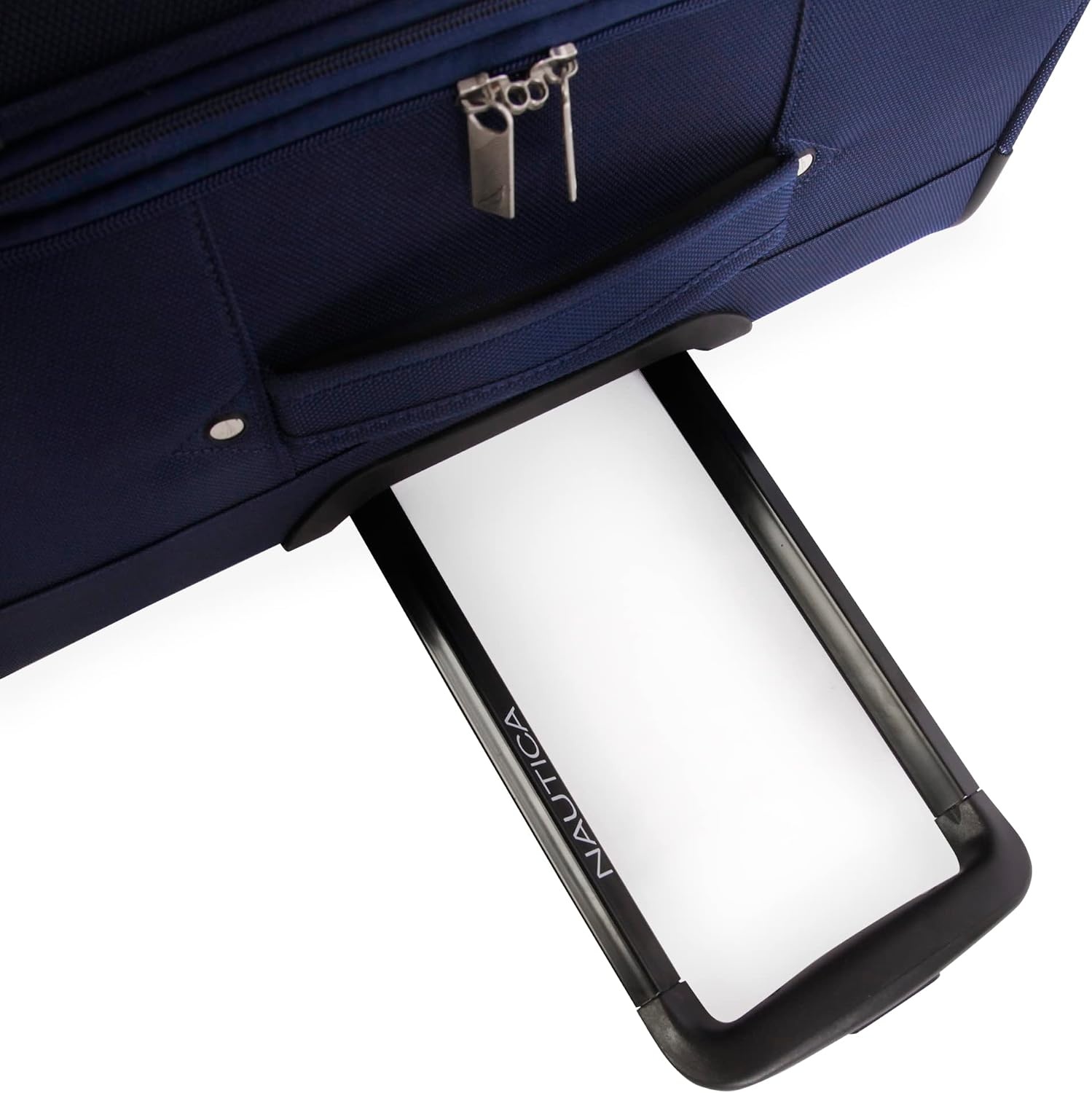 image:imageNautica Helios 2pc Softside Luggage SetNAVY YELLOW