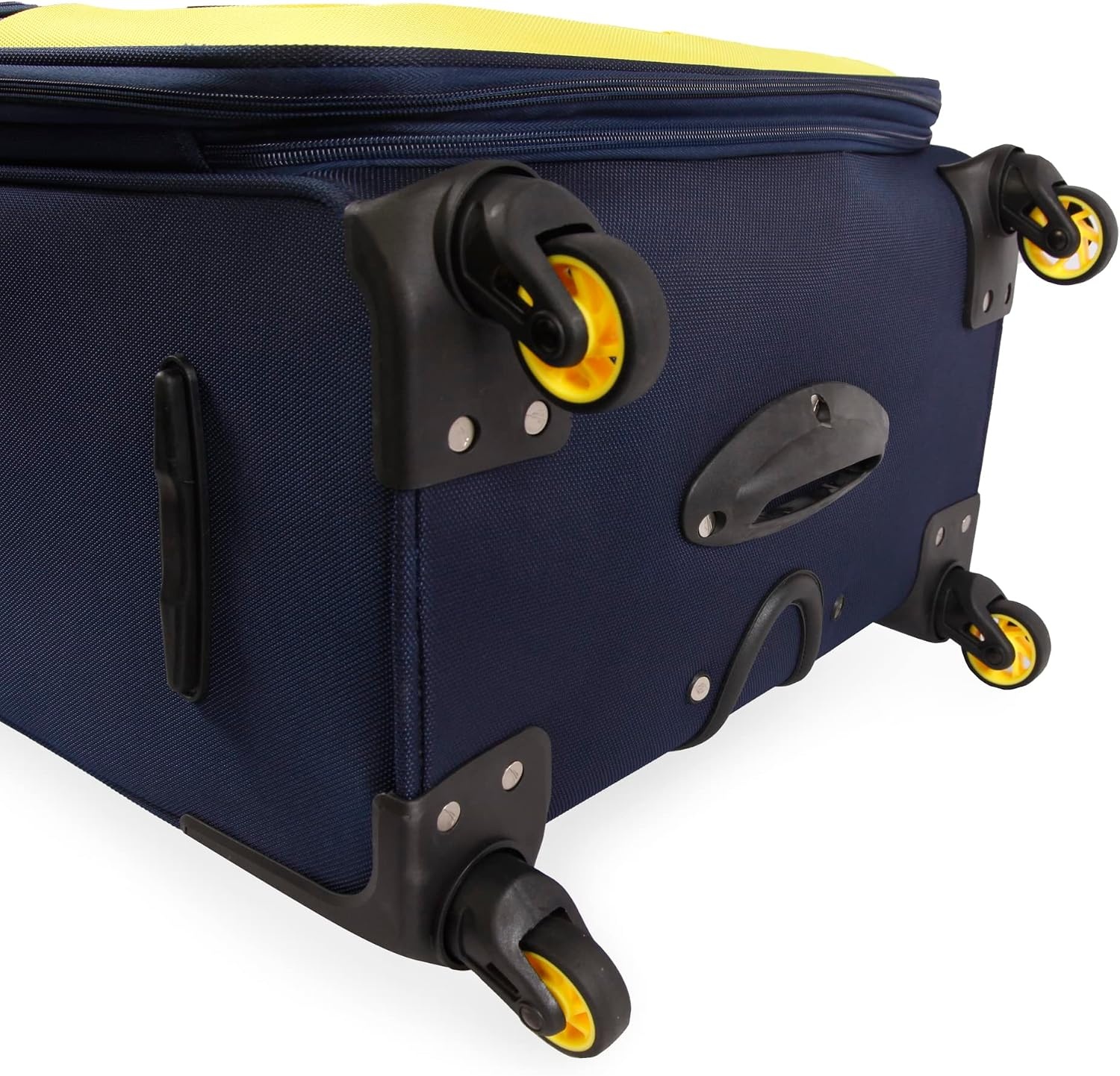 image:imageNautica Helios 2pc Softside Luggage SetNAVY YELLOW