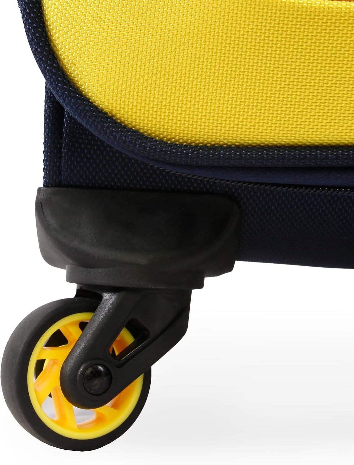 image:imageNautica Helios 2pc Softside Luggage SetNAVY YELLOW