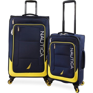 Nautica Helios 2pc Softside Luggage Set(NAVY YELLOW)
