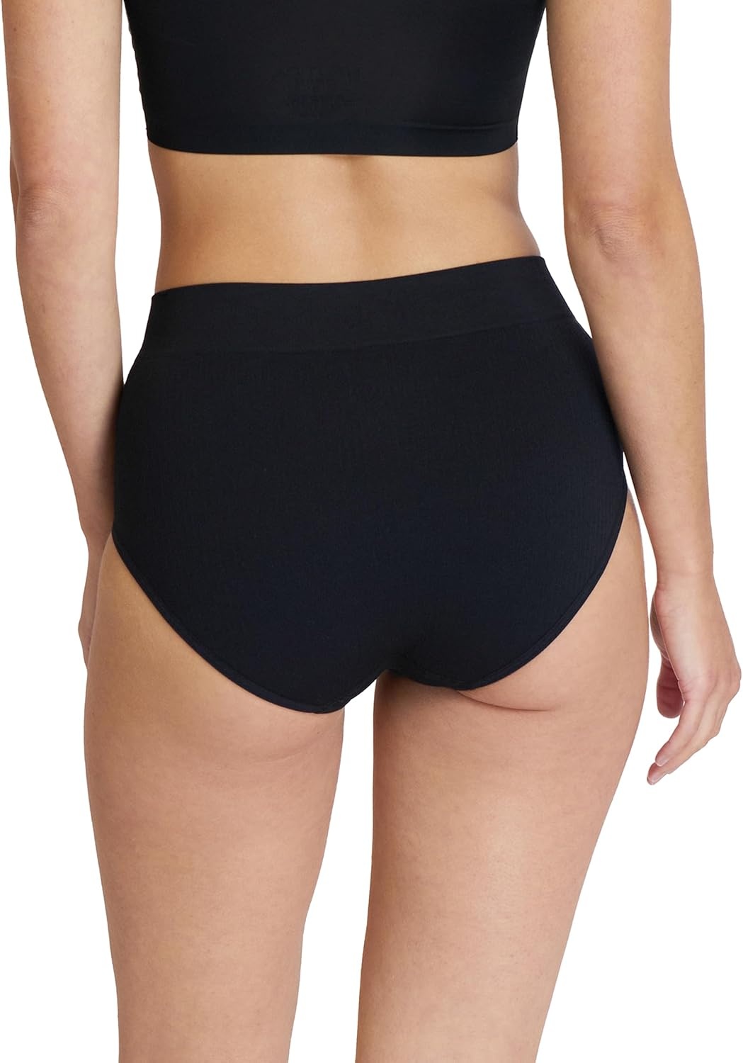 image:imageNautica Womens Seamless Ribbed Knit Brief Underwear Set 5PackApril BreezeMid Heather GreyBlackTrinity BlueFrosted Mint