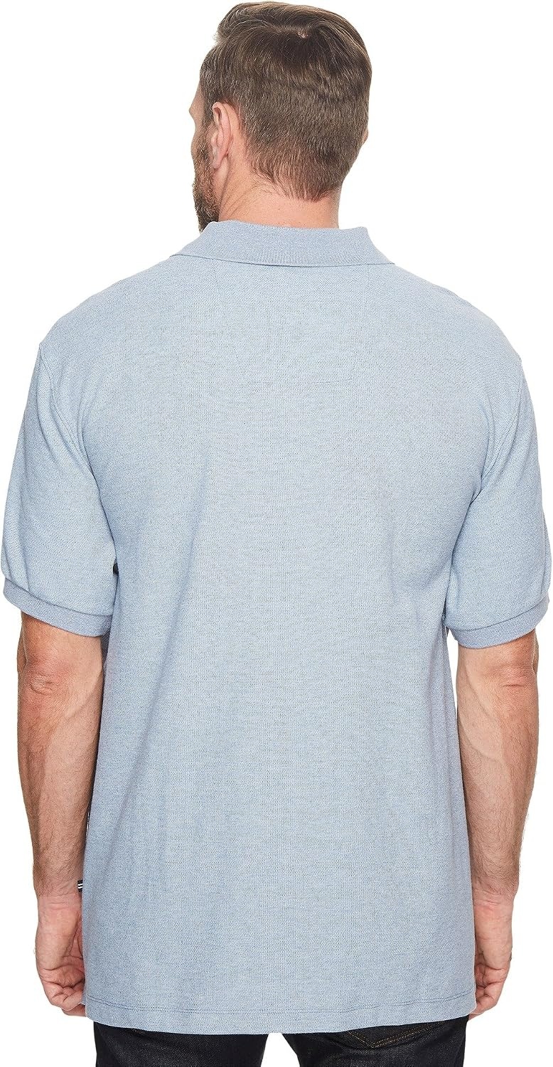 image:imageNautica Mens Short Sleeve Solid Deck Polo Shirt ShirtDeep Anchor Heather