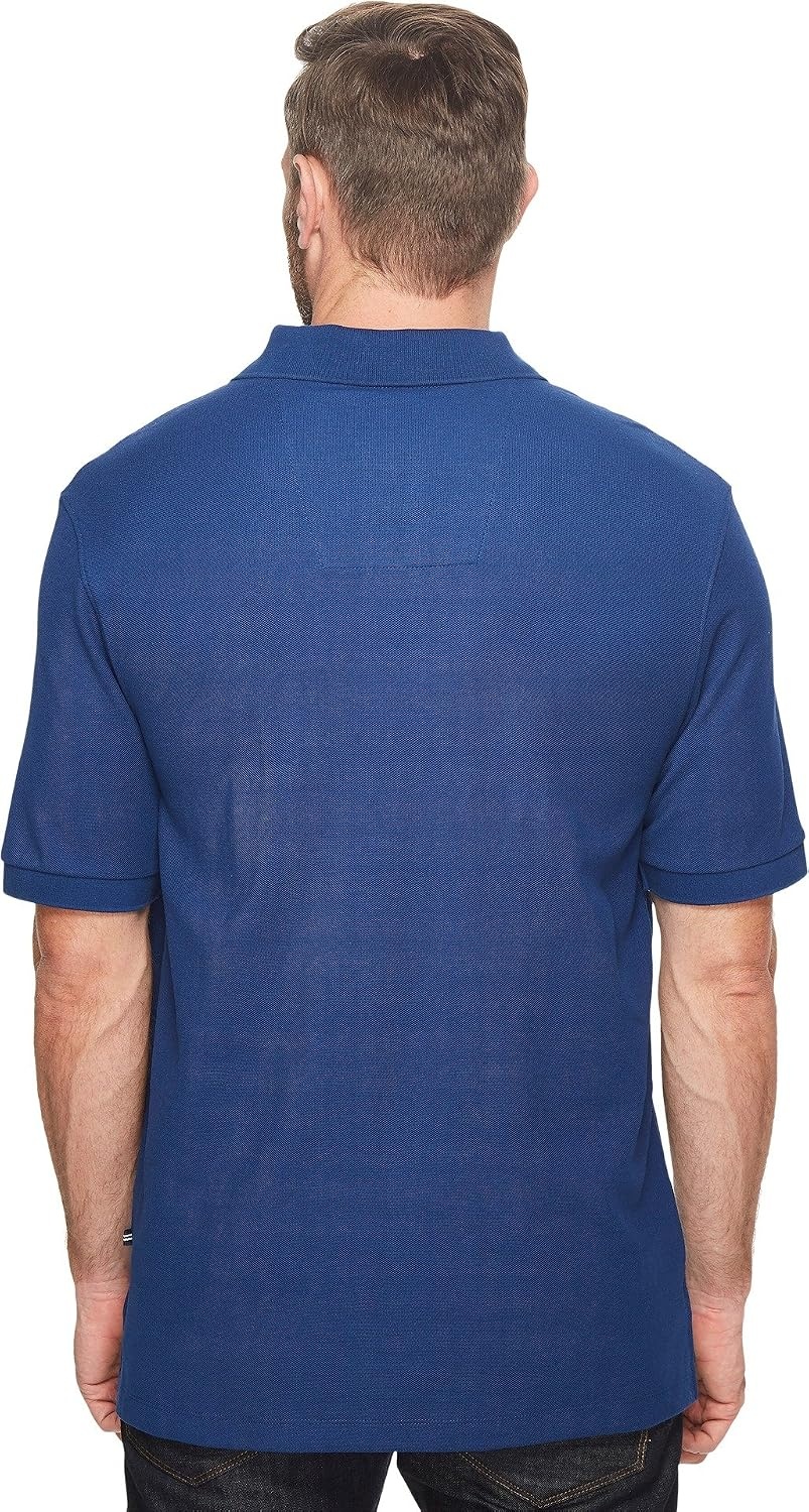 image:imageNautica Mens Short Sleeve Solid Deck Polo Shirt ShirtEstate Blue