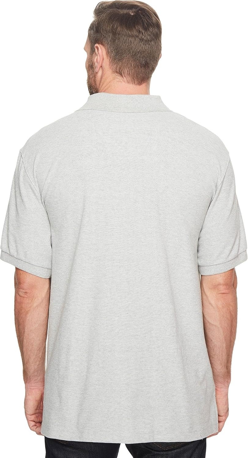 image:imageNautica Mens Short Sleeve Solid Deck Polo Shirt ShirtGrey Heather