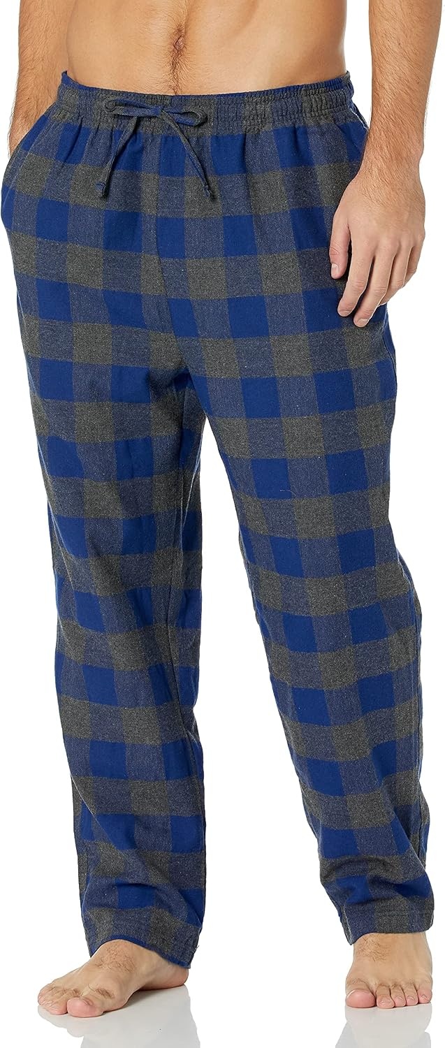 image:imageNautica Mens Flannel Pajama SetCharcoal Heather