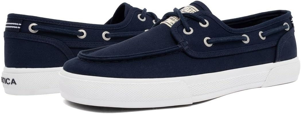 image:imageNautica Mens Casual Boat Shoes MocToe Loafers with Cushioned Insole Deck Fashion SneakerNavy Twill