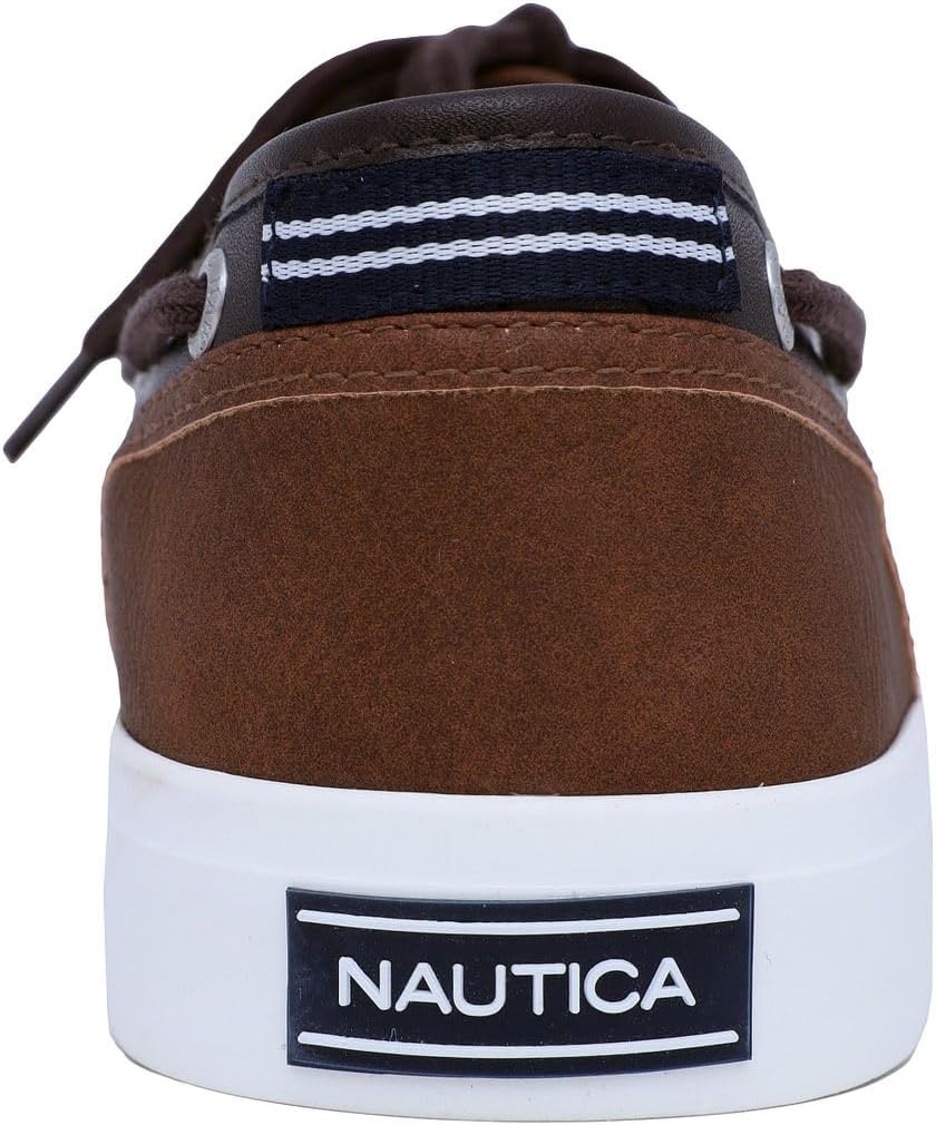 image:imageNautica Mens Casual Boat Shoes MocToe Loafers with Cushioned Insole Deck Fashion SneakerTan Brown Mix