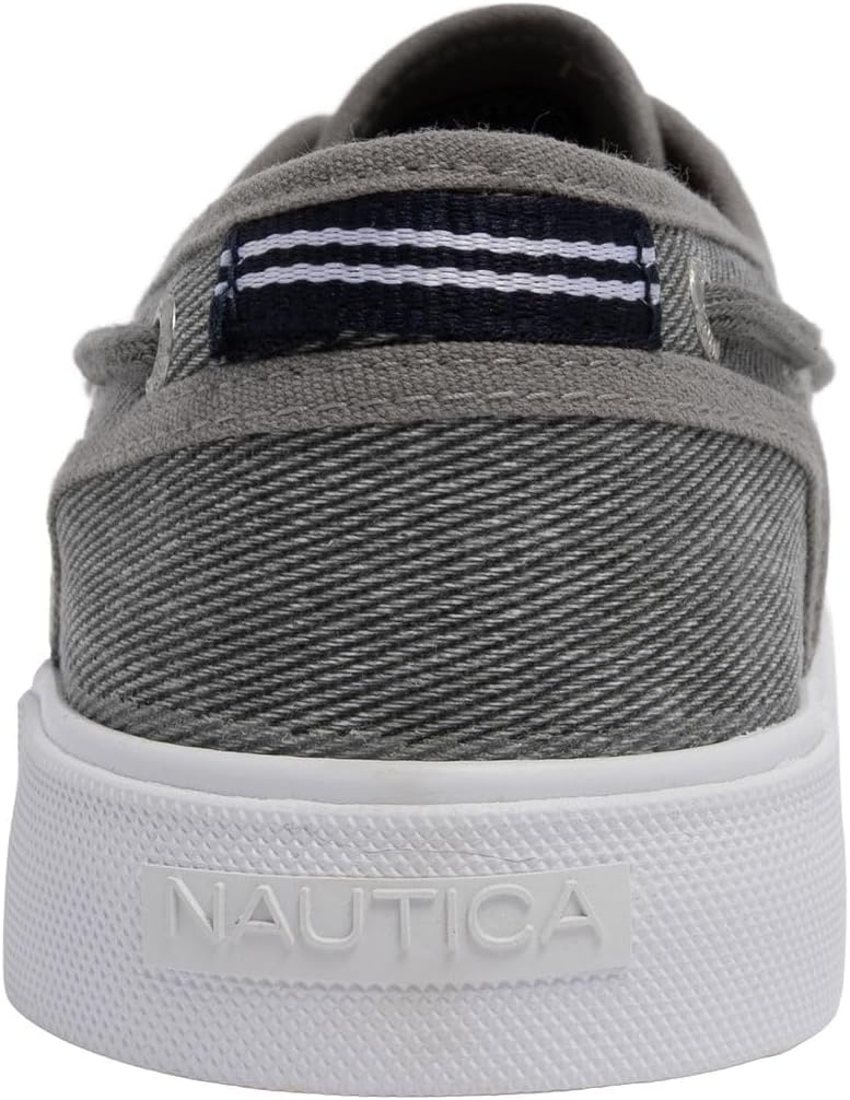 image:imageNautica Mens Casual Boat Shoes MocToe Loafers with Cushioned Insole Deck Fashion SneakerWash Grey Striped