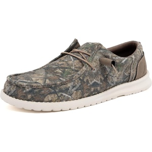 Nautica Men’s Comfort Loafers, Slip-On Boat Shoe, Lightweight Casual Stretch Sneaker-Rushford(Dark Tree Camo)