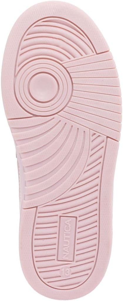image:imageNautica Girls Sneakers Stylish LowTop Tennis Shoes with Cushioned Insole for Everyday Wear Toddler Little Kids and Big Kids LaceUpBungeeBlushbow