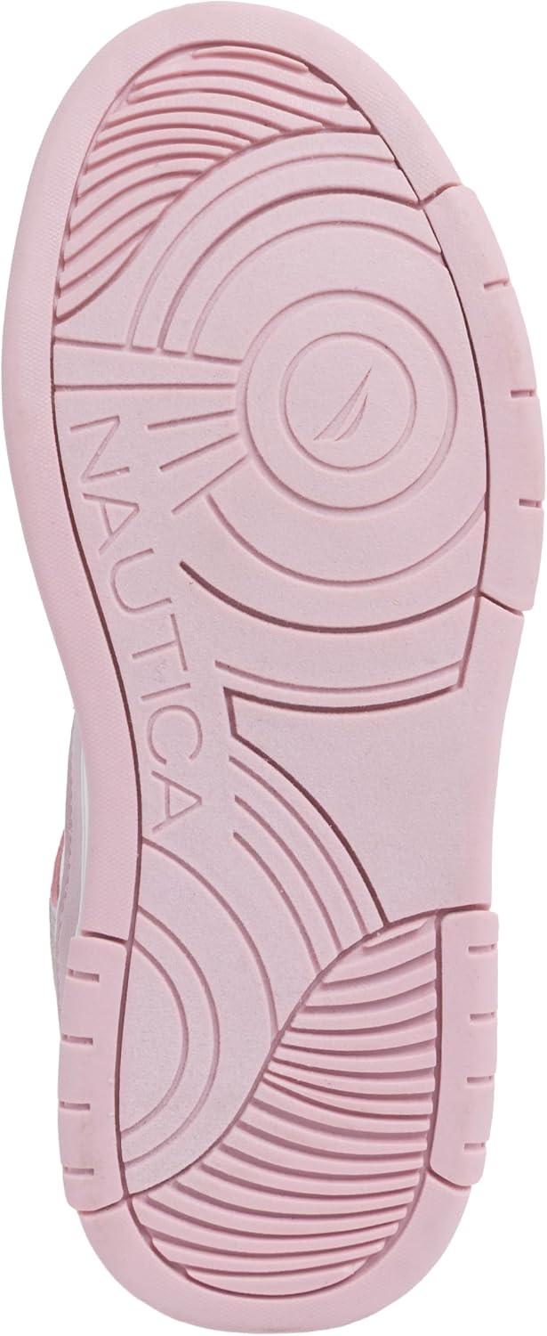 image:imageNautica Girls Sneakers Stylish LowTop Tennis Shoes with Cushioned Insole for Everyday Wear Toddler Little Kids and Big Kids LaceUpBungeeGray Pinkgarlan