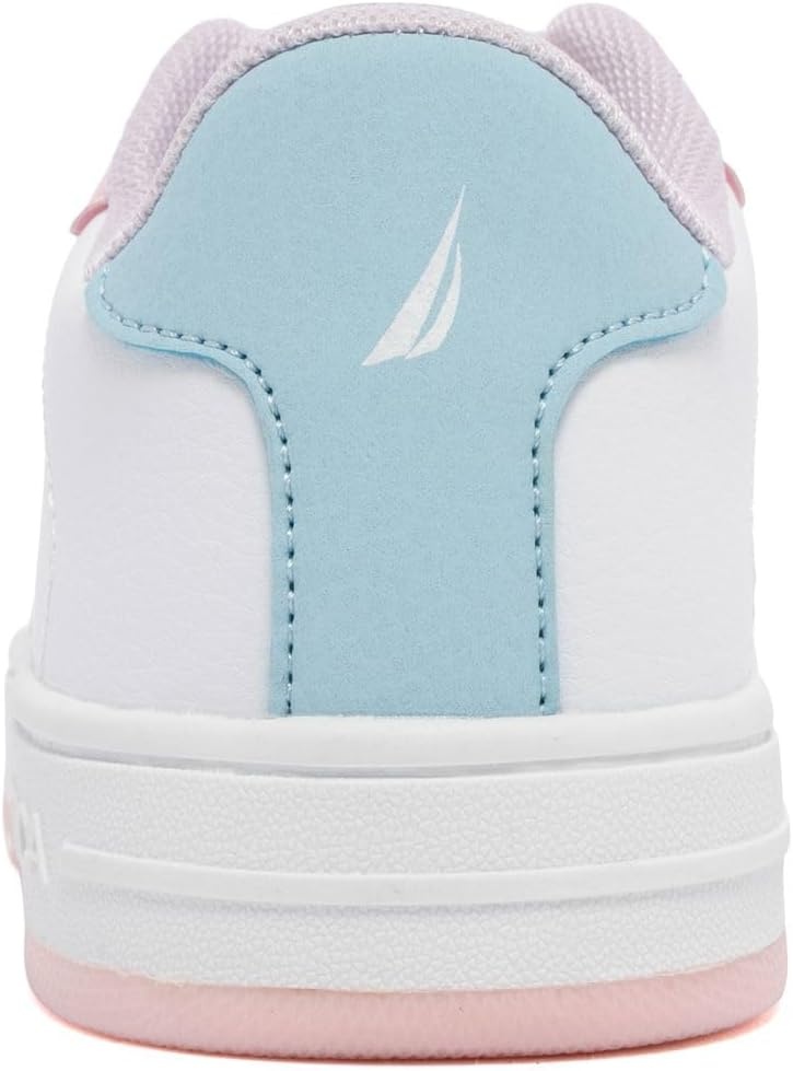 image:imageNautica Girls Sneakers Stylish LowTop Tennis Shoes with Cushioned Insole for Everyday Wear Toddler Little Kids and Big Kids LaceUpBungeePink Lilacsonsona