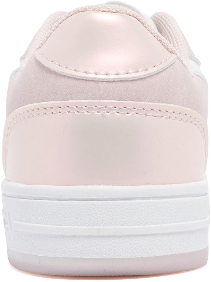 image:imageNautica Girls Sneakers Stylish LowTop Tennis Shoes with Cushioned Insole for Everyday Wear Toddler Little Kids and Big Kids LaceUpBungeePink Pearl