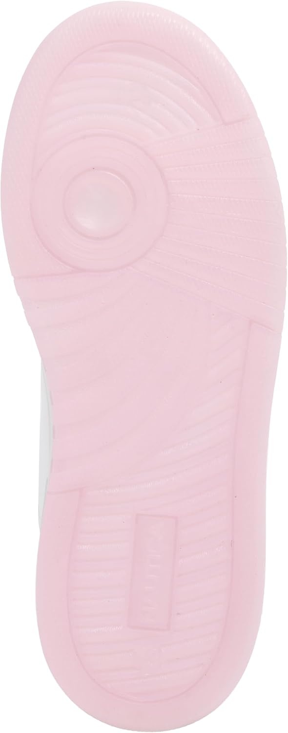 image:imageNautica Girls Sneakers Stylish LowTop Tennis Shoes with Cushioned Insole for Everyday Wear Toddler Little Kids and Big Kids LaceUpBungeeWhite Pink Blush