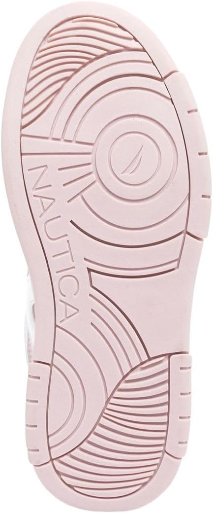 image:imageNautica Girls Sneakers Stylish LowTop Tennis Shoes with Cushioned Insole for Everyday Wear Toddler Little Kids and Big Kids LaceUpBungeeWhite Pinkgillespie