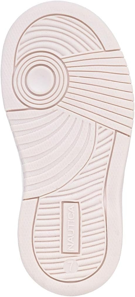 image:imageNautica Girls Sneakers Stylish LowTop Tennis Shoes with Cushioned Insole for Everyday Wear Toddler Little Kids and Big Kids LaceUpBungeeWhite Pinkmilra
