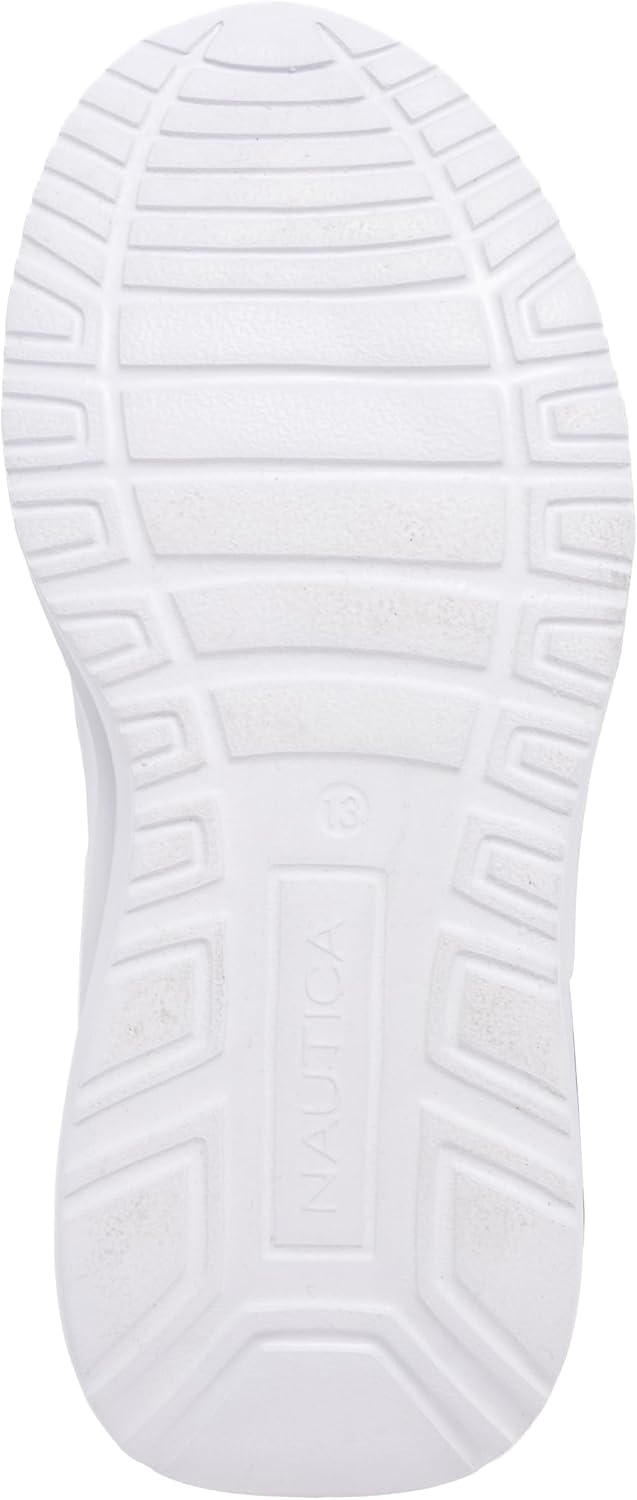 image:imageNautica Kids Athletic SlipOn Sneakers Comfortable Bungee Running Shoes for Boys and Girls Stylish and Supportive Footwear for Active Kids Big KidLittle KidToddlerNavy Orange