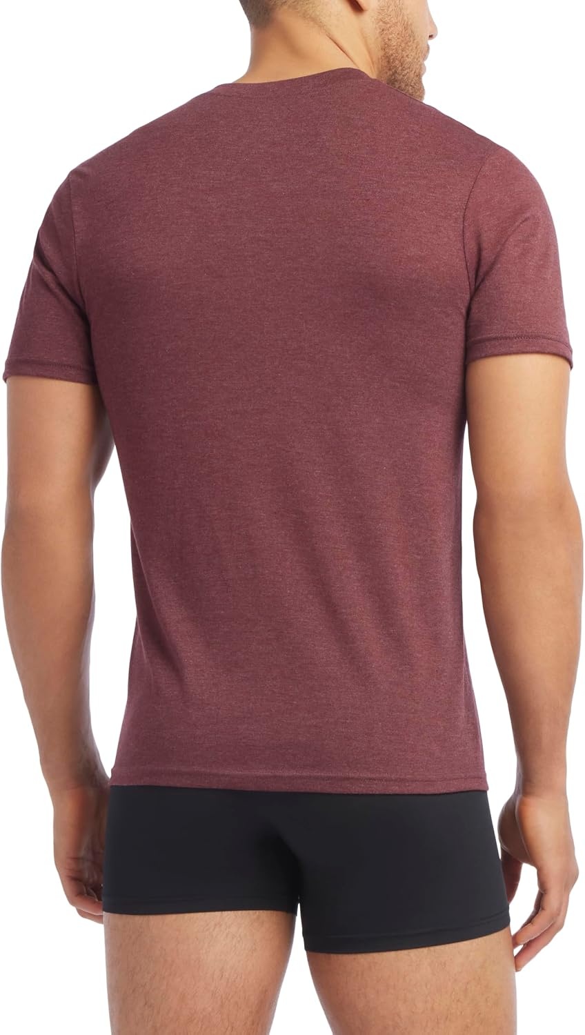 image:imageNautica Mens 3Pack Cotton VNeck TShirtDutchCharcoalCornel Heather