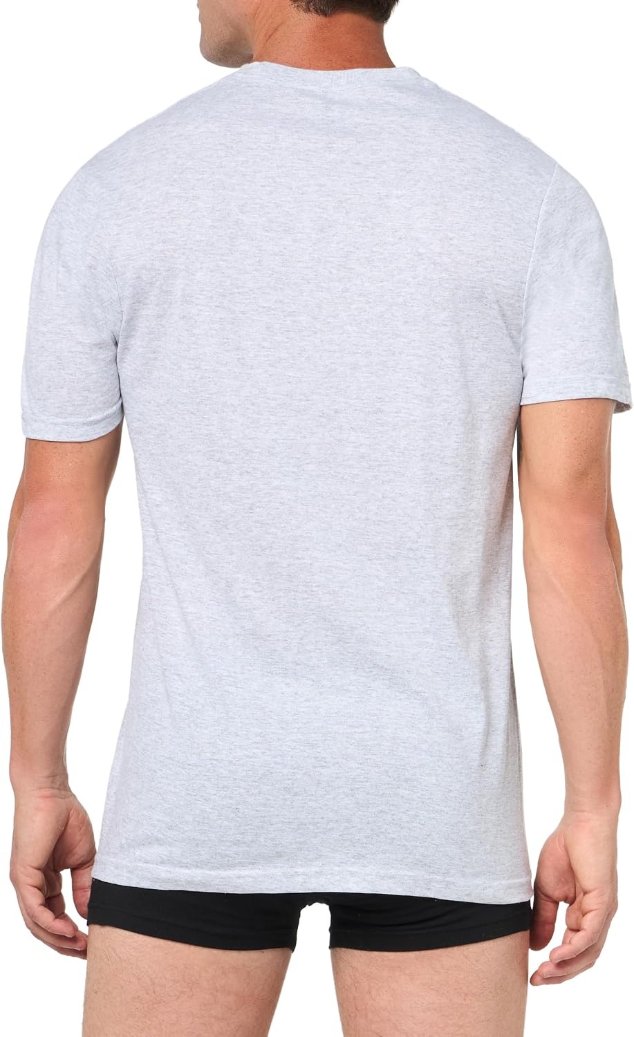 image:imageNautica Mens 3Pack Heathered Soft Stretch Cotton Crew Neck TShirts2 SnowPeacoat Heather