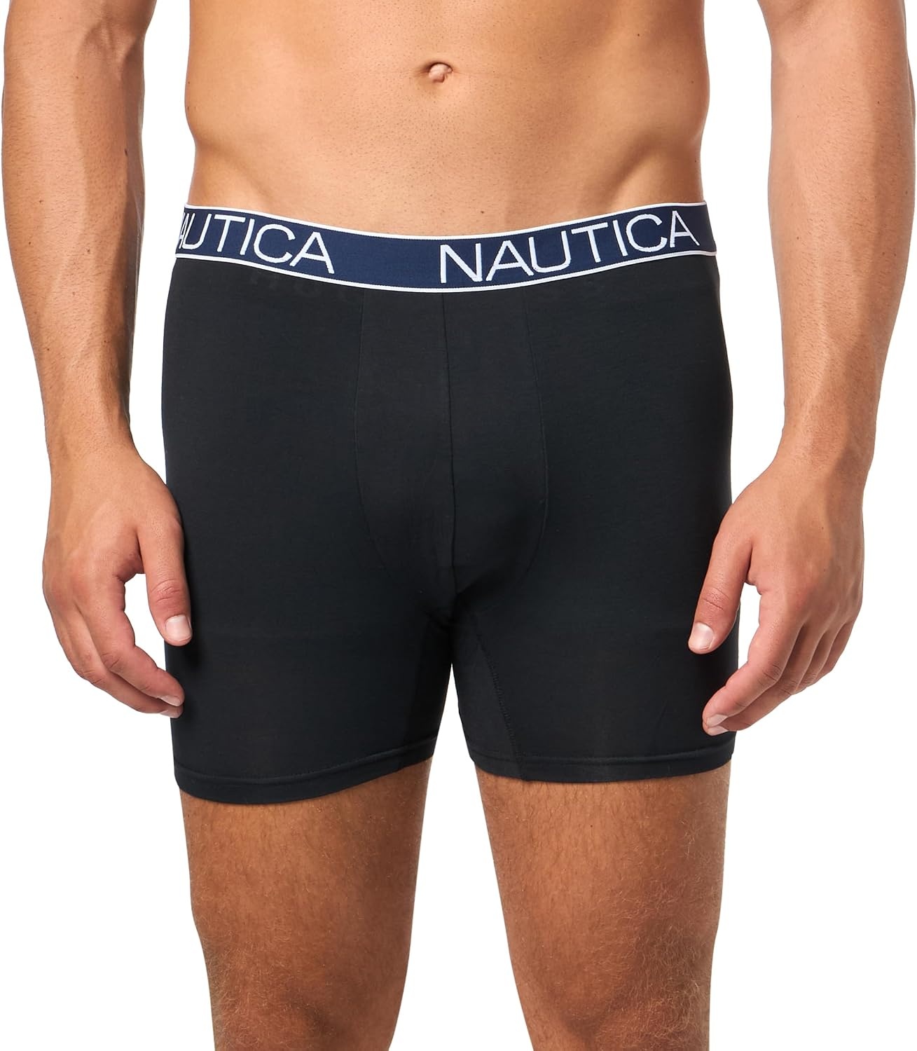 image:imageNautica Mens 3pack Modal Stretch Boxer Briefs2 BlackLead