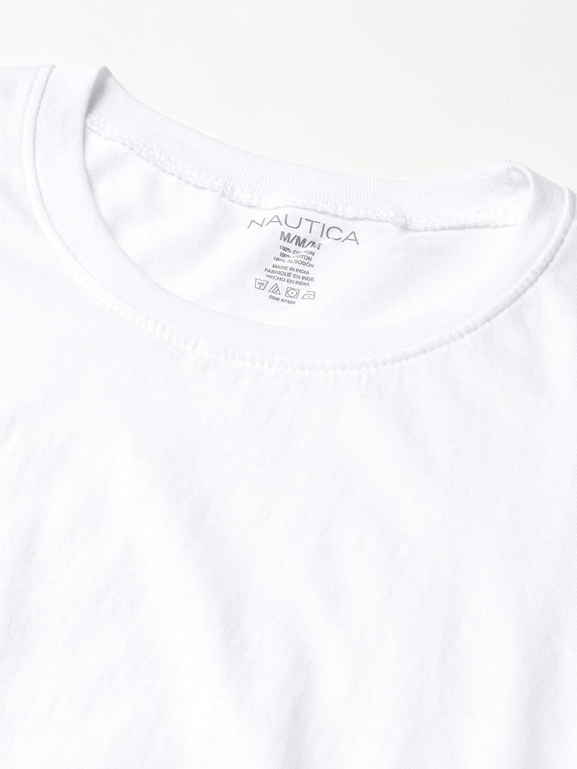 image:imageNautica Mens 4 Pack Cotton Crew Neck TShirts UndershirtsWhite